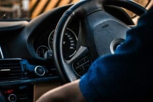 person inside vheicle